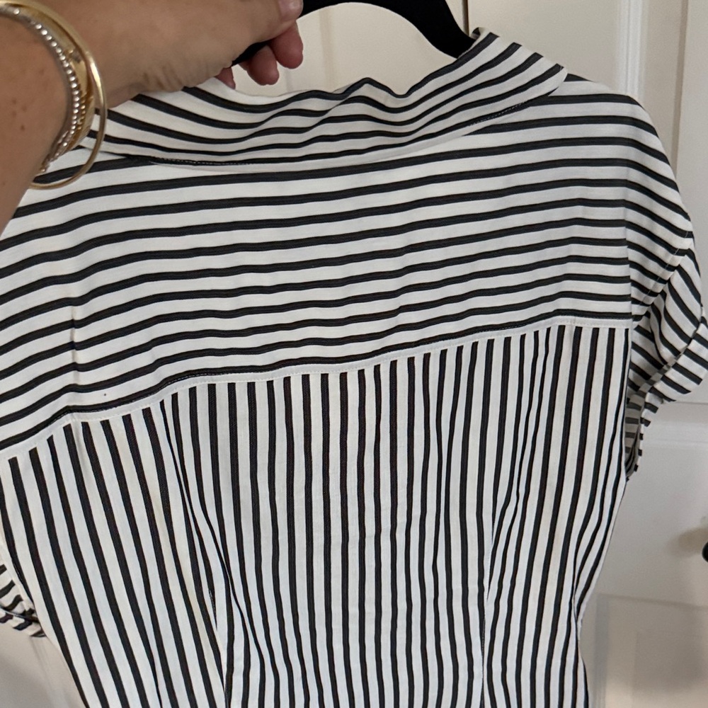 Frame Denim Striped Button Down Shirt - Picture 4 of 6